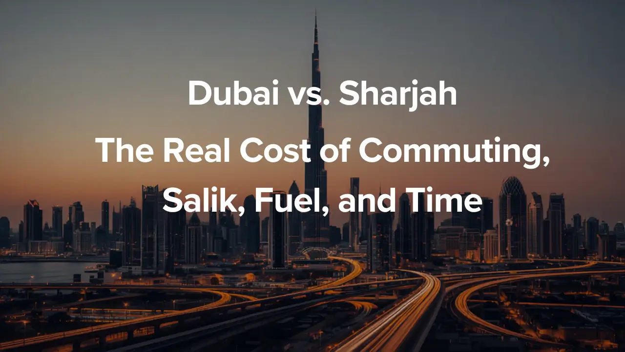 Dubai vs Sharjah rent comparison 2026 — the biggest line item in a family's cost of living